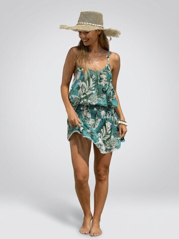 Miss June Jurk 'Mini Robe Lily' in Groen