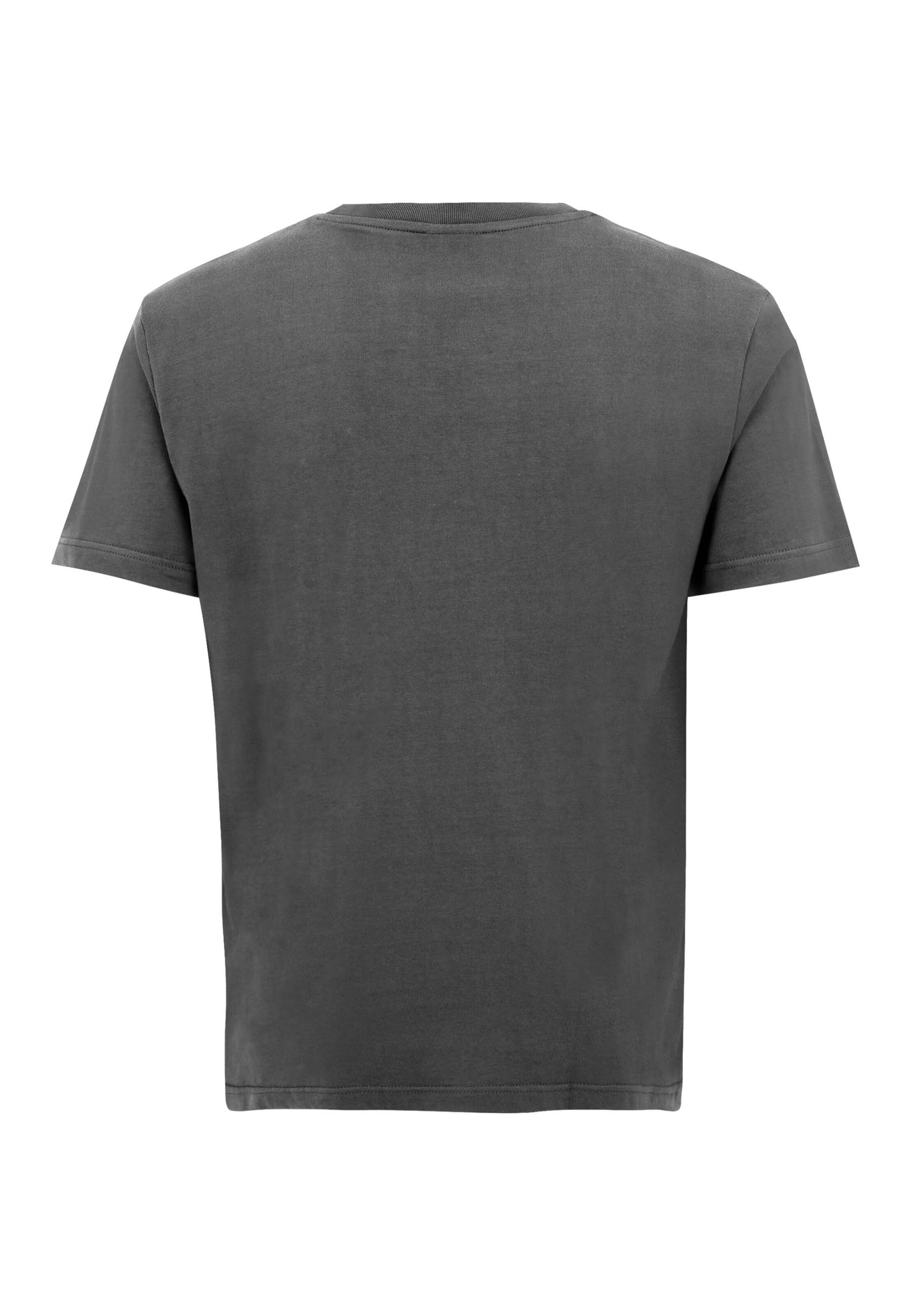 Oldskull T-Shirt 'Basic Osk' in Grau