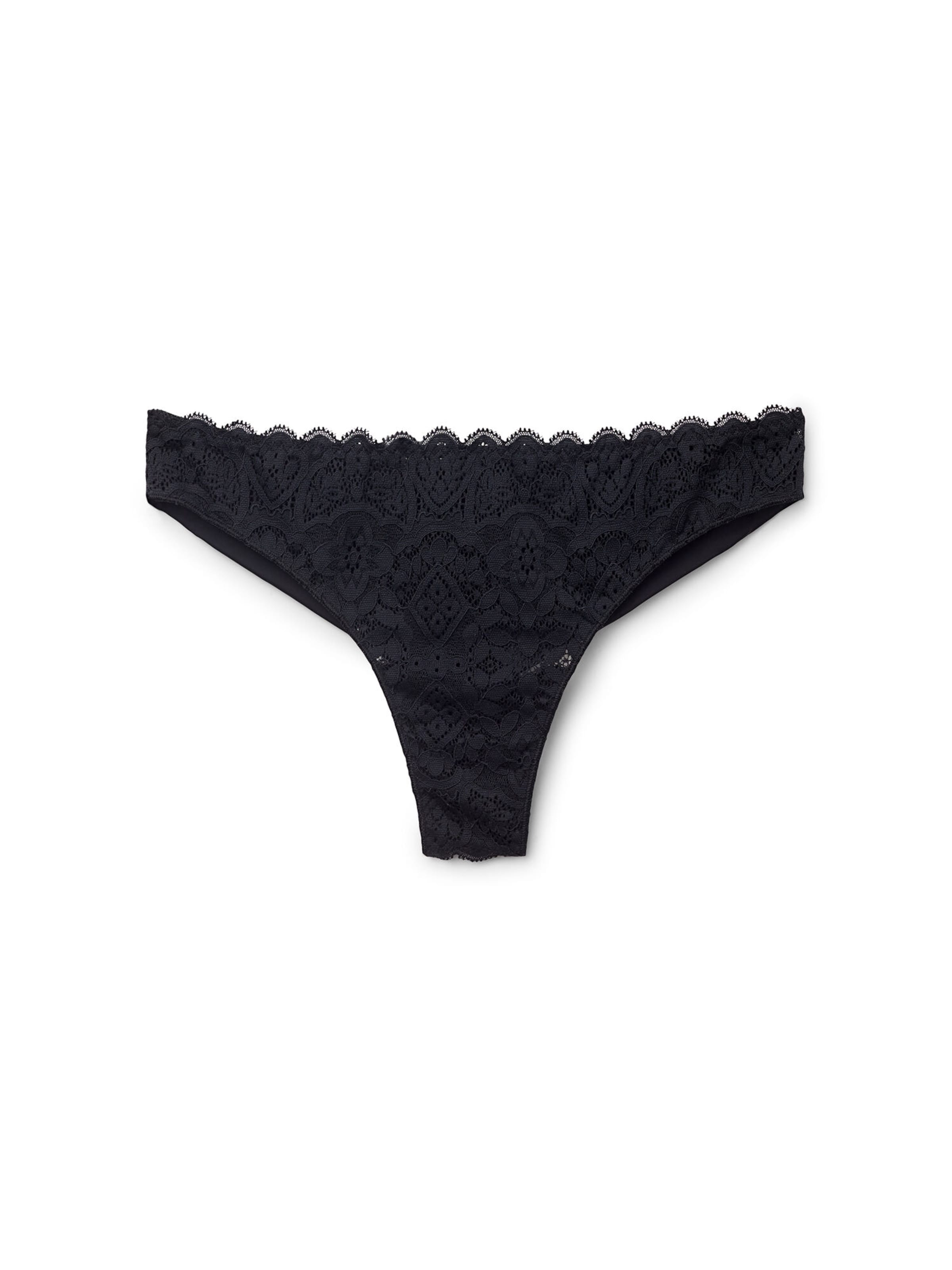 INTIMISSIMI Slip in Schwarz: Vorderseite