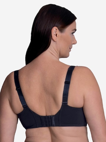 ROSA FAIA Minimiser Bra 'Selma' in Black