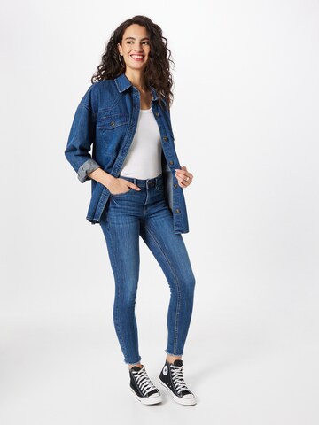 TOM TAILOR DENIM Skinny Kavbojke | modra barva