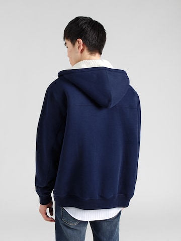 Abercrombie & Fitch Кофта на молнии в Синий