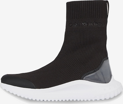 Calvin Klein Jeans Baskets hautes en gris / noir, Vue avec produit