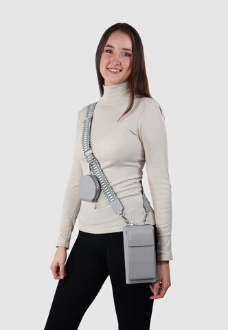 HARPA Schultertasche 'MAIA' in Grau: Vorderseite