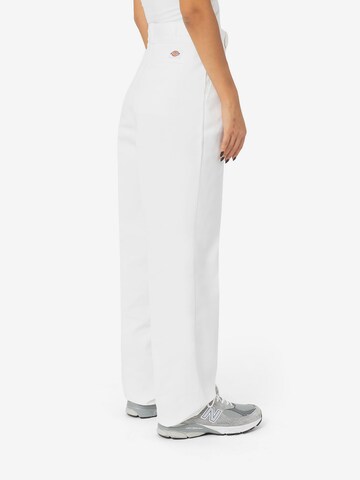 DICKIES Regular Pleated Pants '874' in White