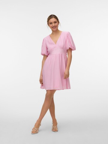 VERO MODA Cocktailjurk 'VMBella' in Roze