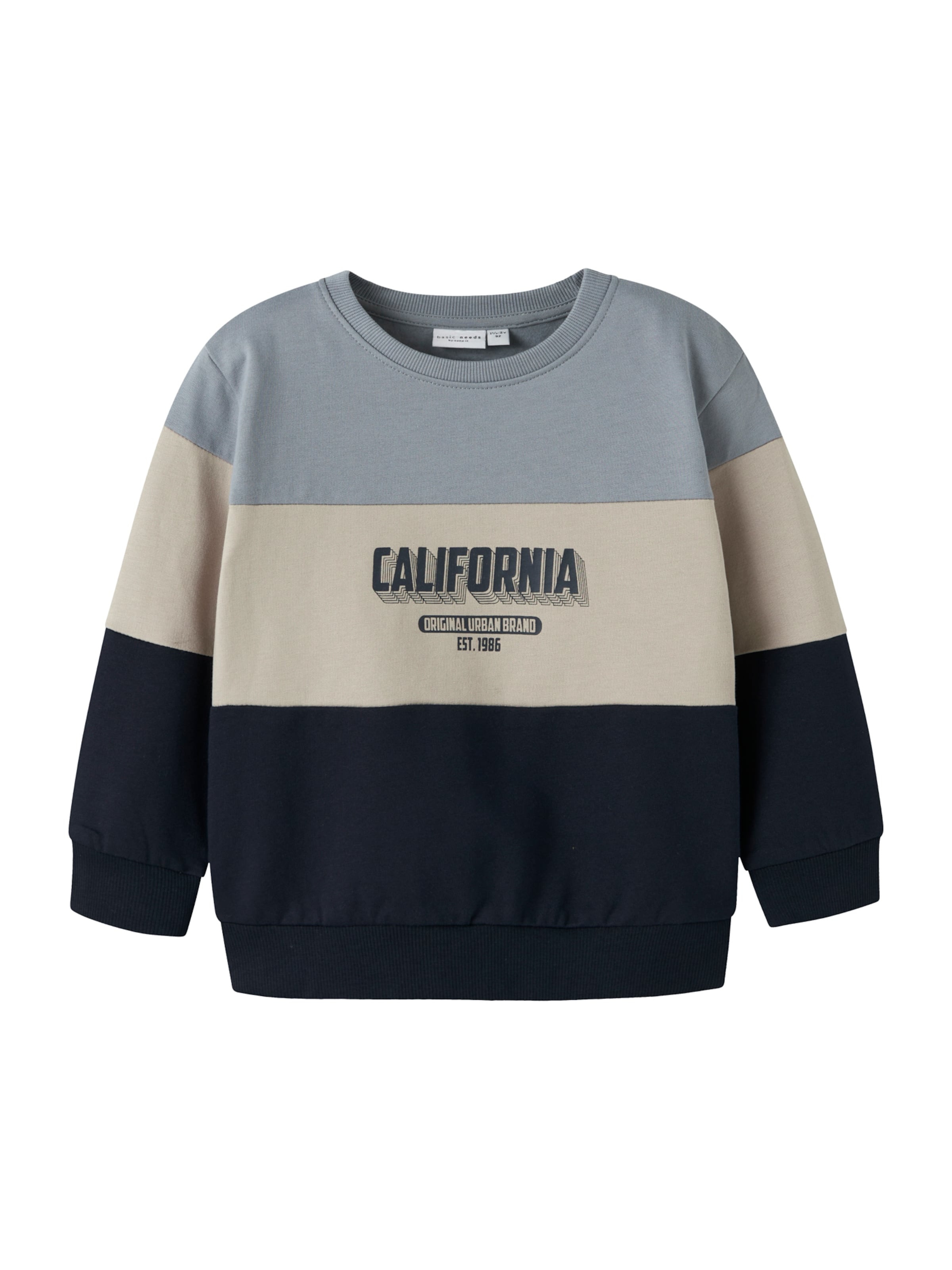 Sweat 'NMMVEMIL' NAME IT en bleu : devant