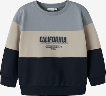 Bluză de molton 'NMMVEMIL' de la NAME IT pe albastru: față