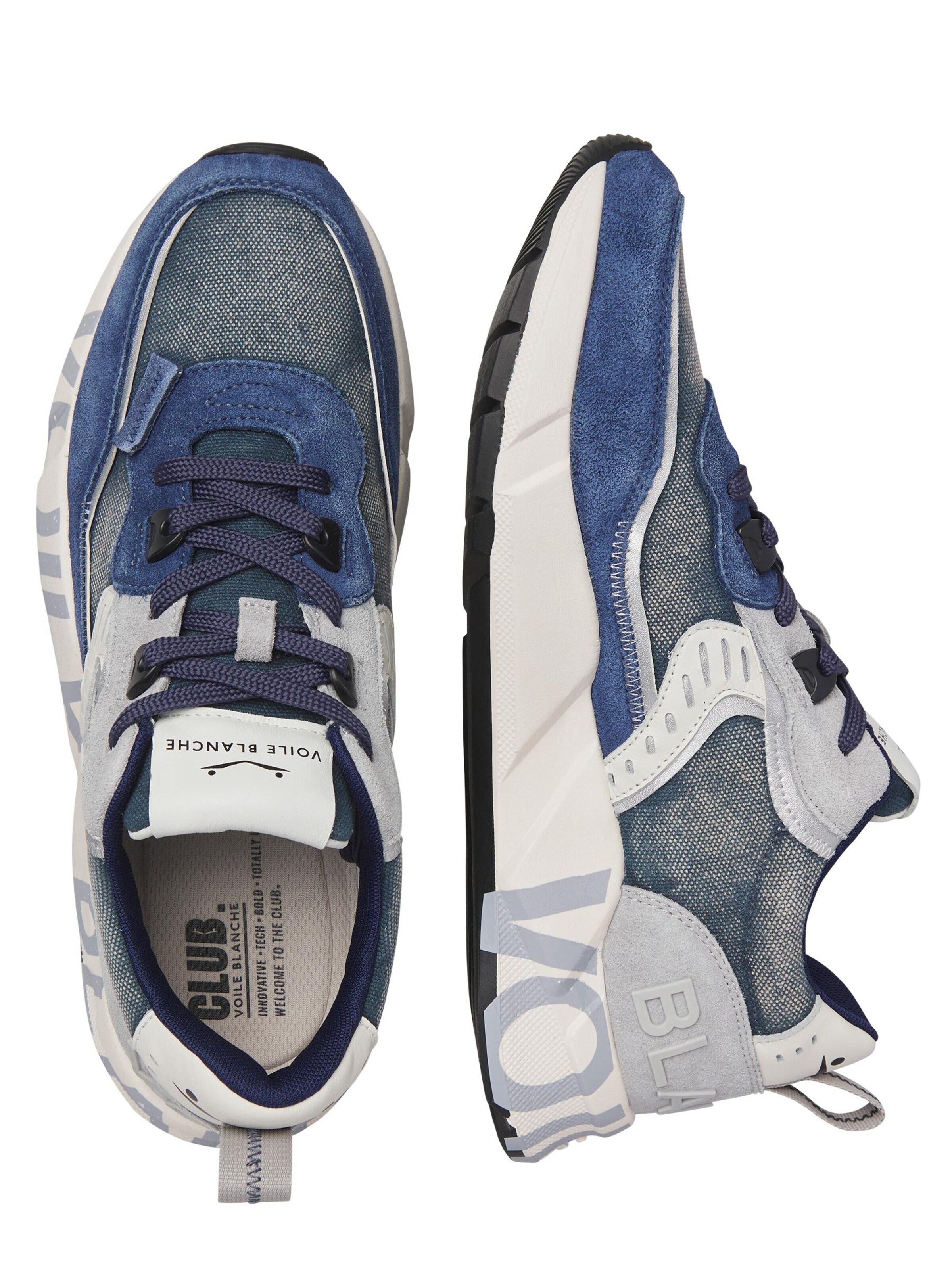 Voile blanche Platform trainers 'CLUB01.' in Blue