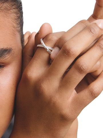 Thomas Sabo Doppelring Together mit weißem Zirkonia in Silber