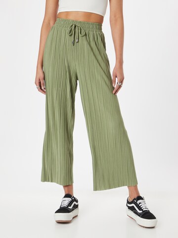 Hailys Zvonové kalhoty Kalhoty 'Loretta' – zelená: přední strana