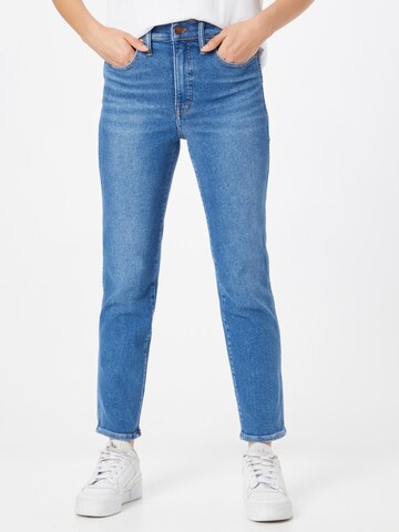 Coupe slim Jean Madewell en bleu : devant