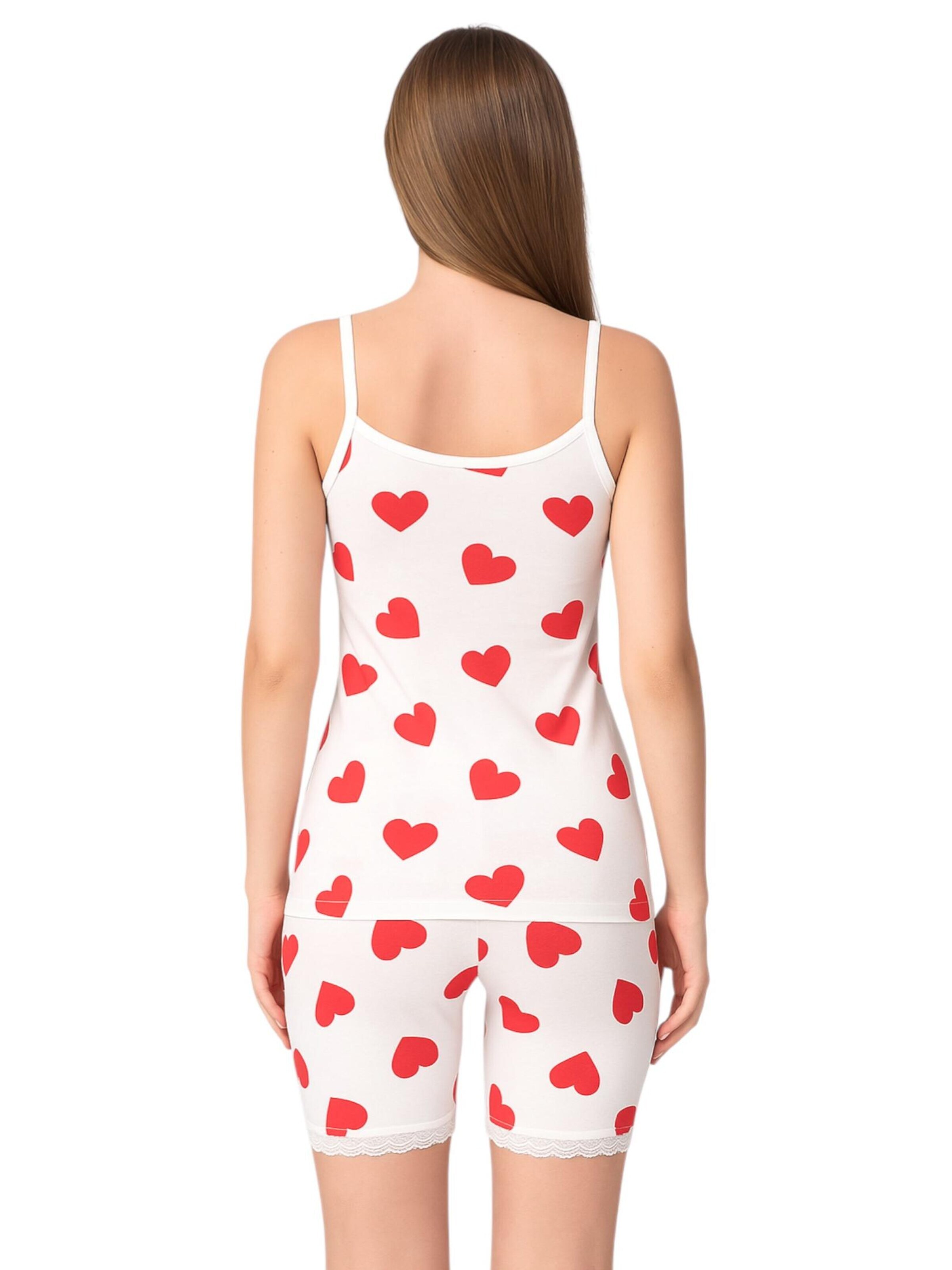 fashionshowcase - Pijama 'VALENTA' en blanco