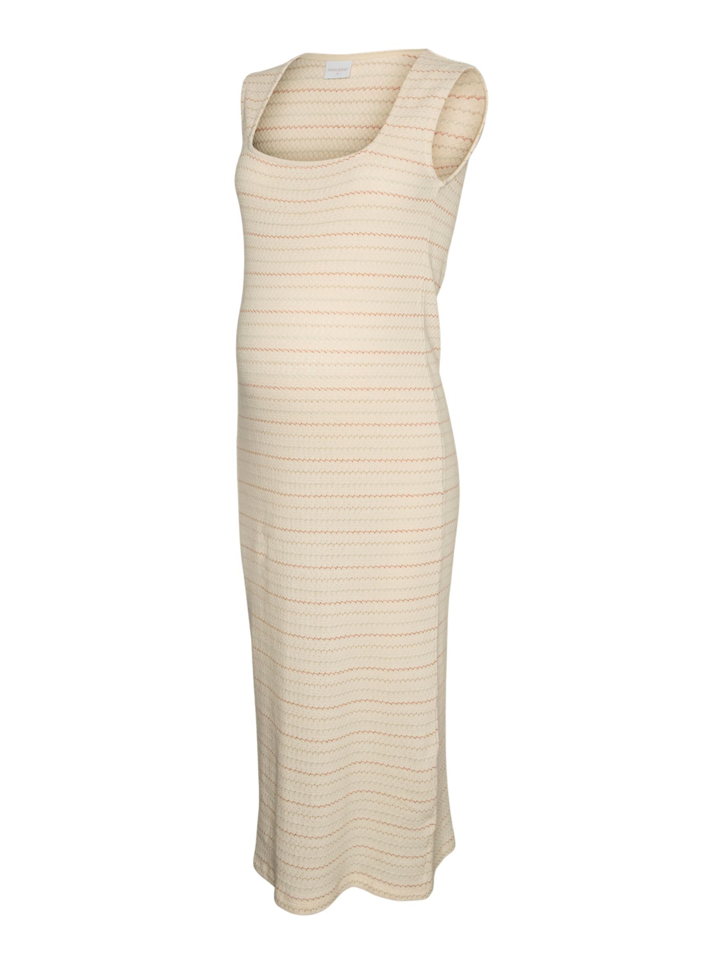 MAMALICIOUS Jurk 'MLSalsa' in de kleur Bourgogne / Offwhite, Productweergave