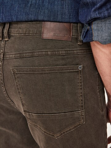 PADDOCKS Slimfit Jeans in Braun
