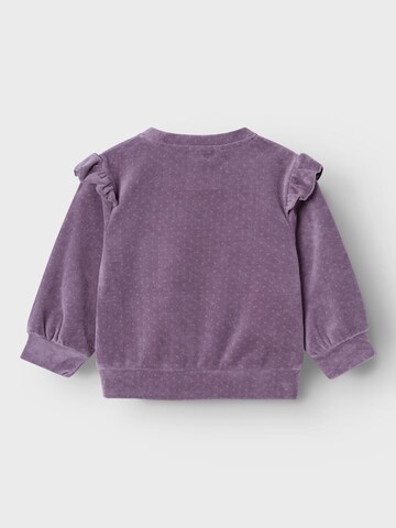 NAME IT Sweatshirt 'NMNew' in Lila