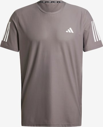 Maglia funzionale 'Own the Run' di ADIDAS PERFORMANCE in grigio: frontale