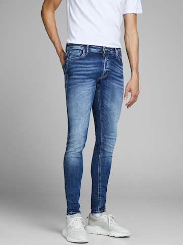 JACK & JONES Skinny Jeans 'Tom' in Blue: front
