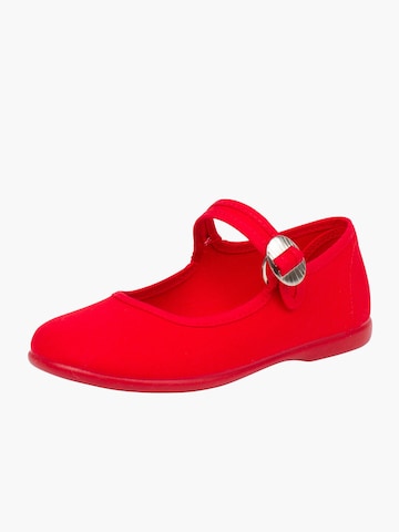 Ballerines Pisamonas en rouge : devant