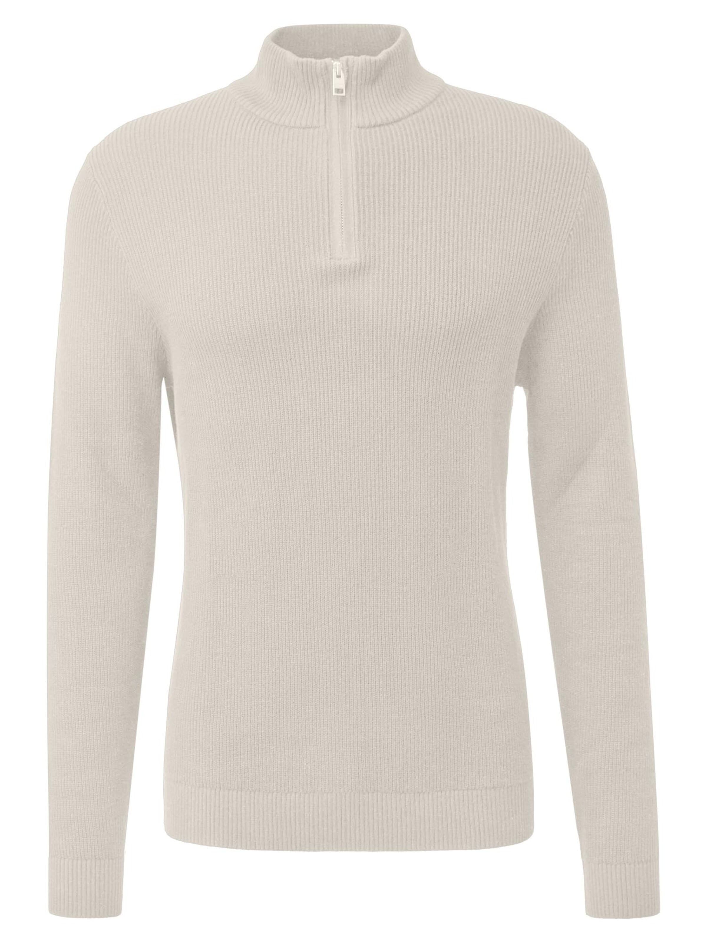 s.Oliver Pullover 'Basic'‌‌‌‌‌ in Weiß: Vorderseite