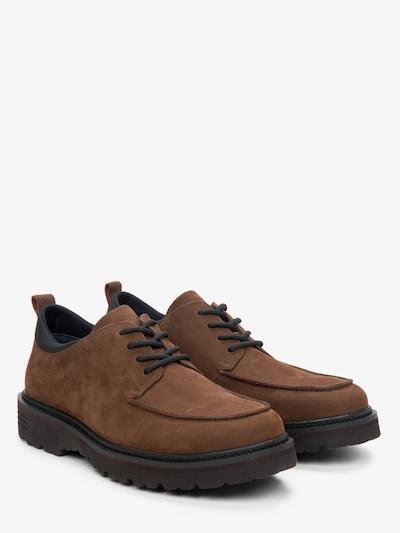 Estro Mocasines '126-2' en marrón oscuro, Vista del producto