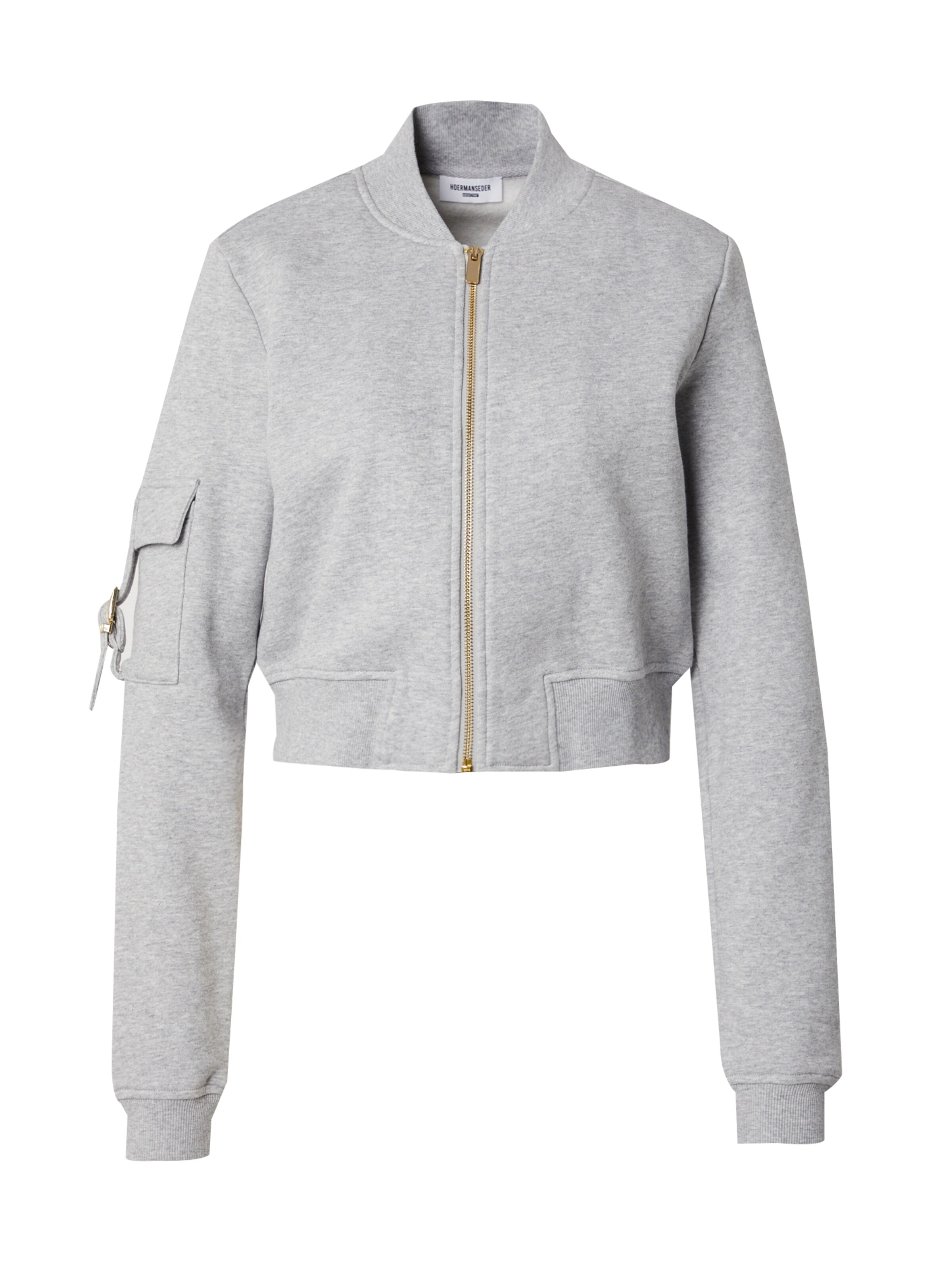 Hoermanseder Sweatjacke in graumeliert, Produktansicht
