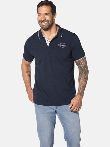 T-Shirt ' Perder ' Jan Vanderstorm en bleu : devant