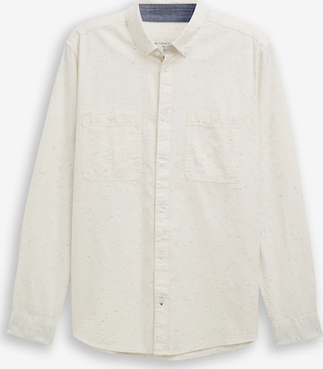 TOM TAILOR Hemd in Weiß: Vorderseite