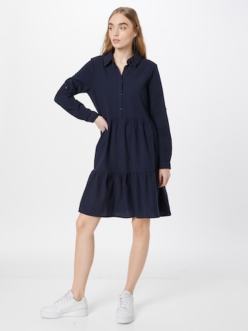 Kaffe Shirt Dress 'Naya' in Blue: front