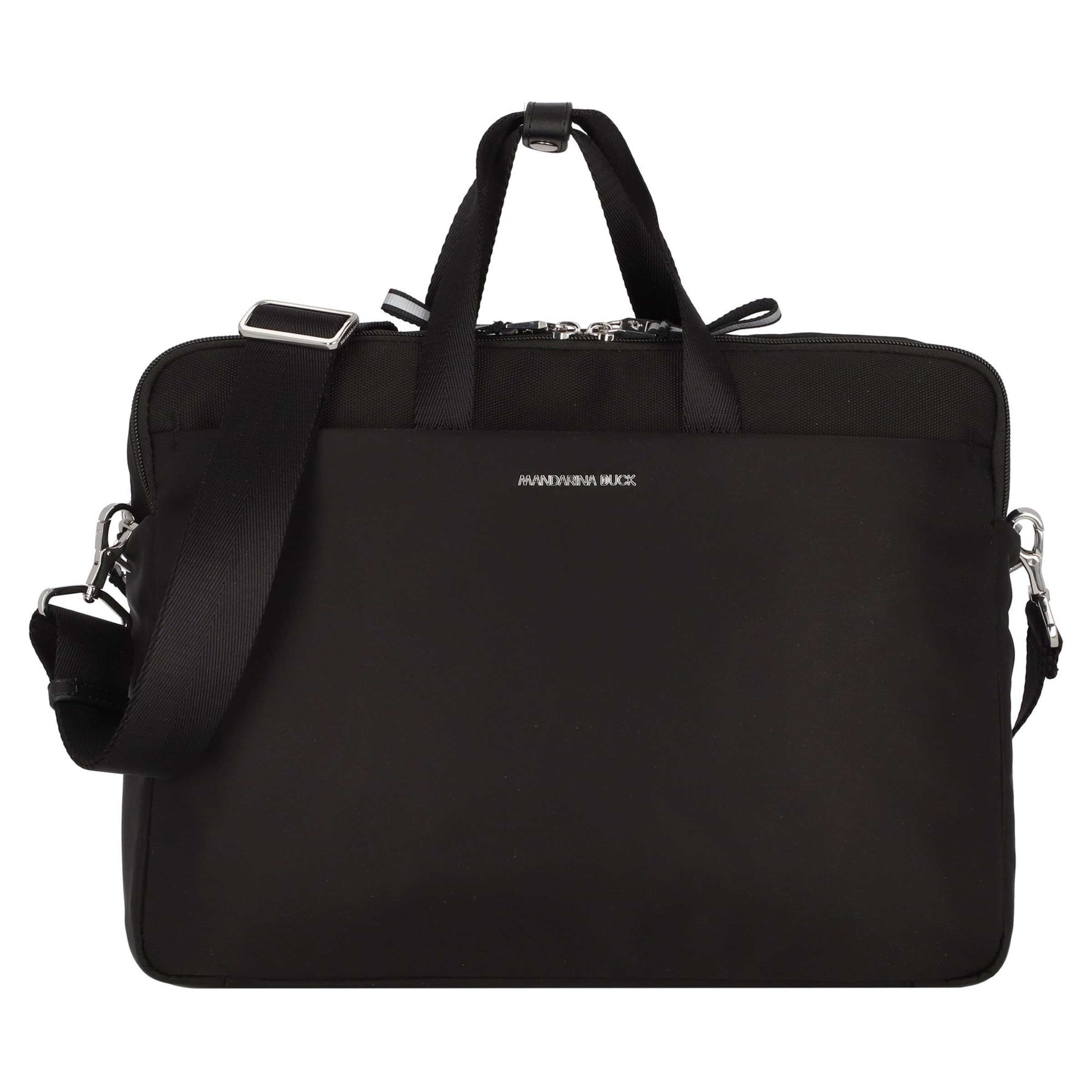MANDARINA DUCK Aktentas 'Ginza' in Zwart: voorkant