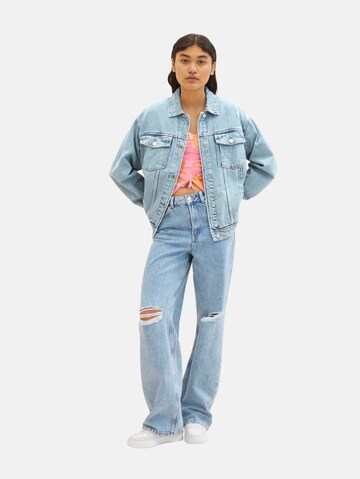 TOM TAILOR Loosefit Jeans in Blau