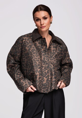 Ombre Tussenjas 'OW-JANP-0113' in Bruin: voorkant