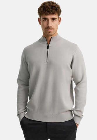 INDICODE JEANS Sweater 'Lukas' in Grey: front