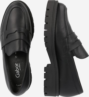 GABOR Pantofle w kolorze czarny