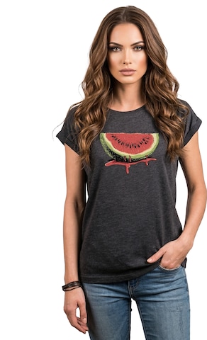 MAKAYA Shirt 'Watermelon' in Grey: front