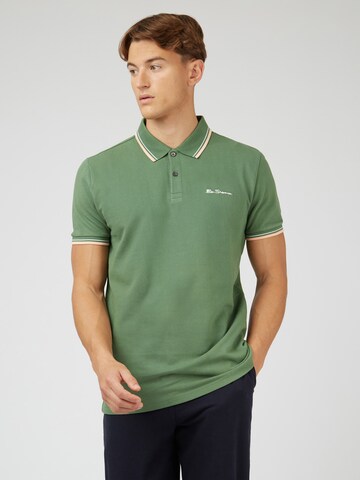 T-Shirt Ben Sherman en vert : devant