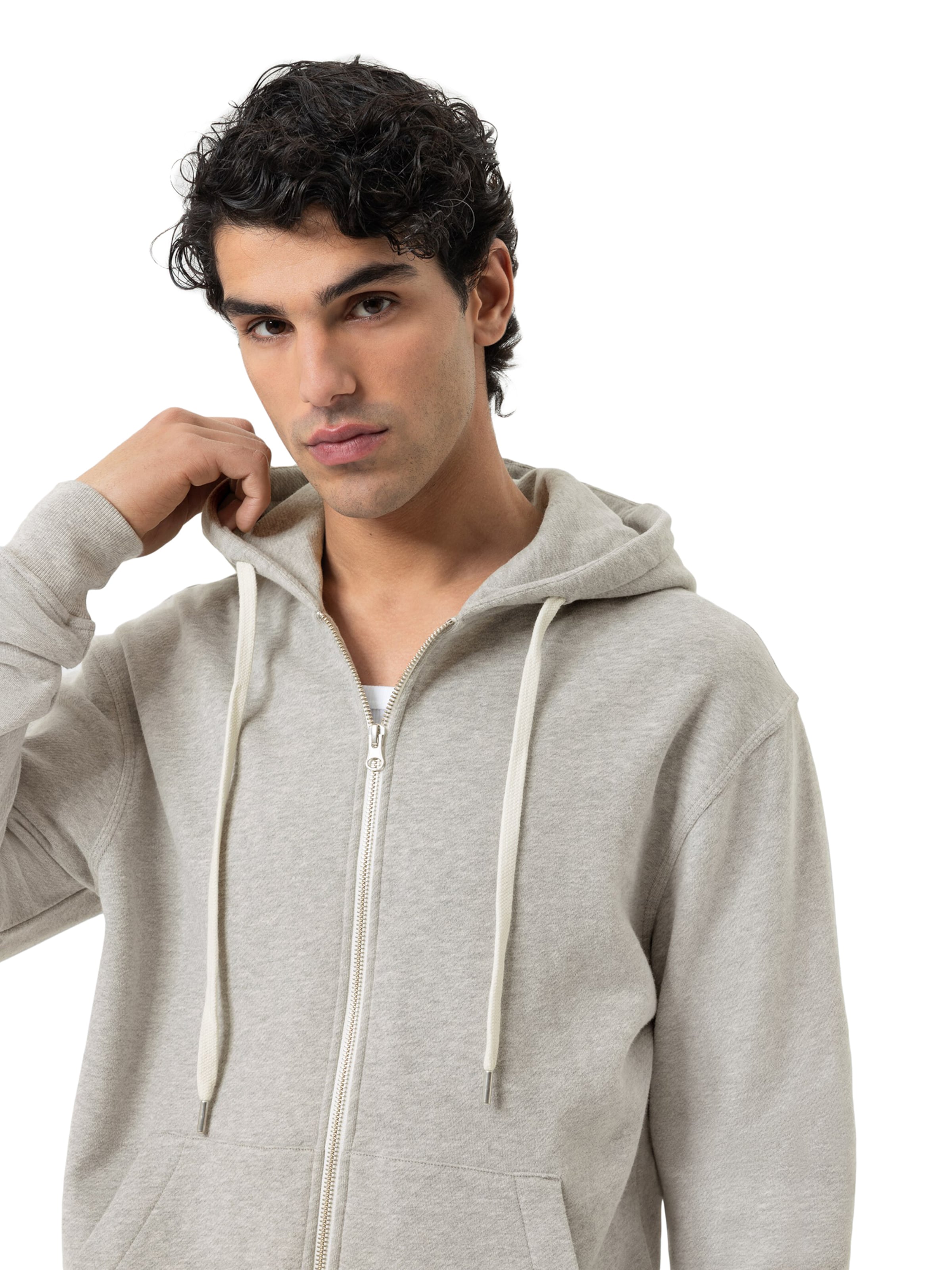 Mey Sweatvest 'Cotton Leisure' in Grijs