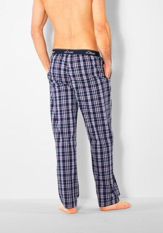 s.Oliver Pyjamabroek in Blauw