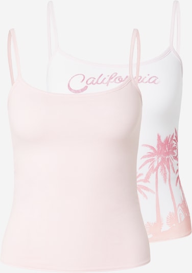 Palaidinė be rankovių iš HOLLISTER, spalva – rožinė / pudros spalva / šviesiai rožinė / balta, Prekių apžvalga