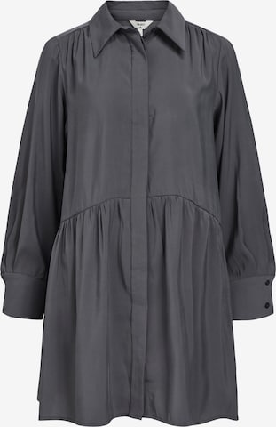 Robe-chemise OBJECT en gris : devant