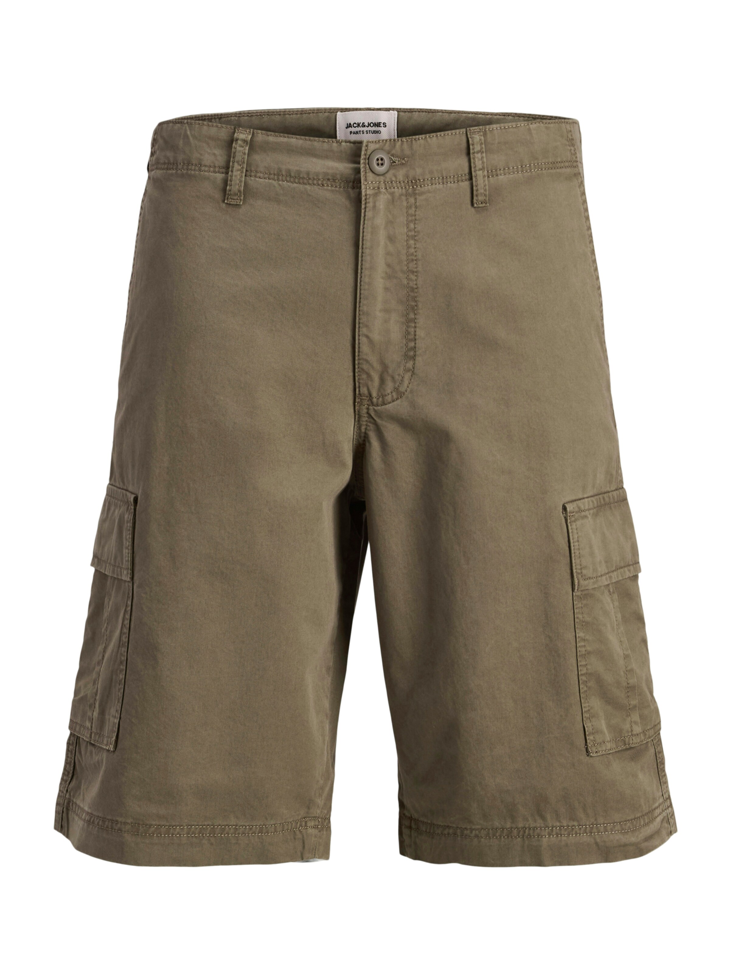 Largi Pantaloni cu buzunare 'JPSTCOLE MATTY' de la JACK & JONES pe verde: față