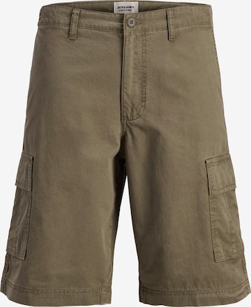 Largi Pantaloni cu buzunare 'JPSTCOLE MATTY' de la JACK & JONES pe verde: față