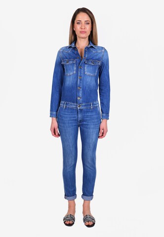 Le Temps Des Cerises Jumpsuit in Blue: front