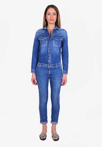 Le Temps Des Cerises Jumpsuit in Blue: front