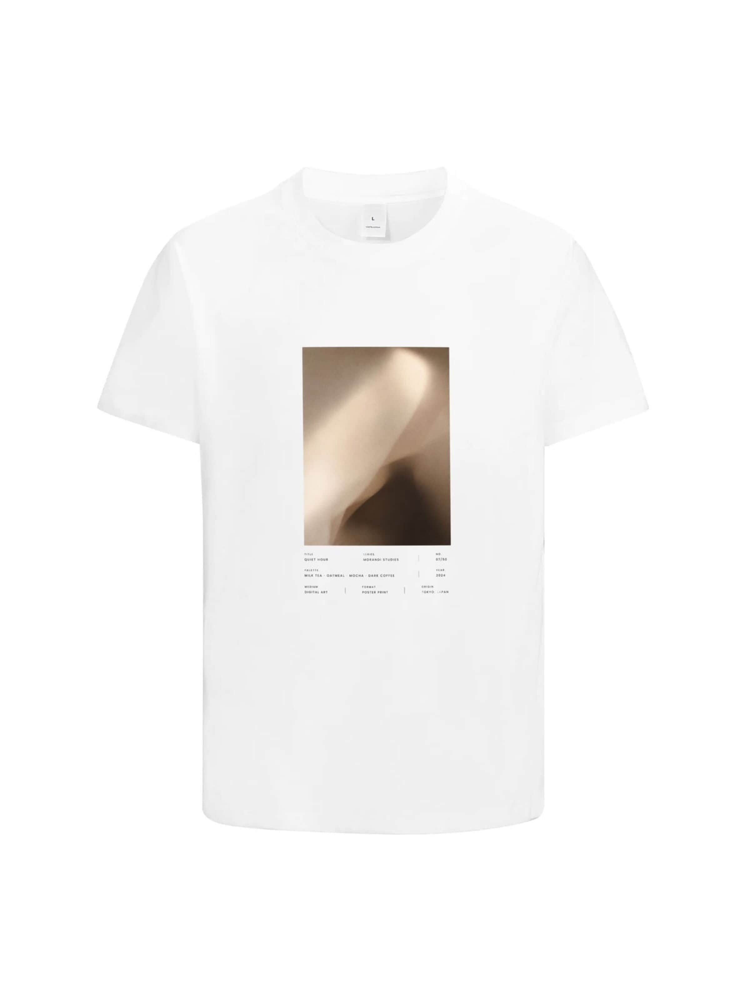 HUSKSWARE Shirt 'T-Shirt mit Motivprint'‌‌‌‌ in Weiß: Vorderseite
