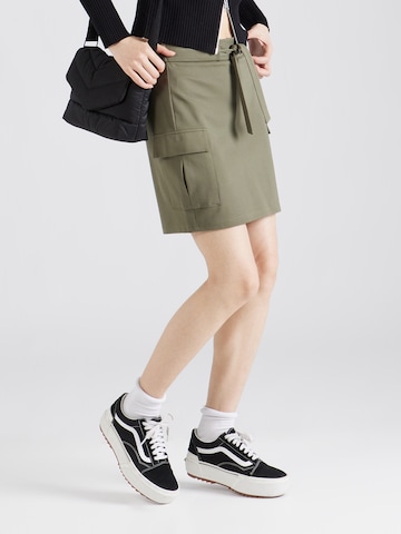 ONLY Skirt 'POPTRASH' in Green: front