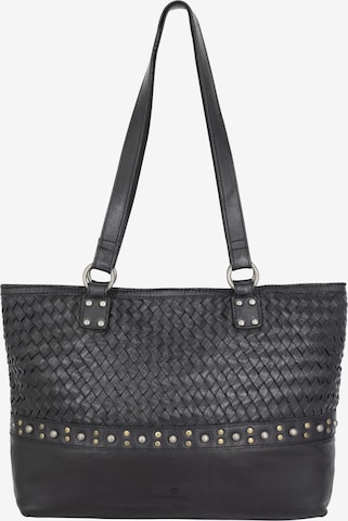 DreiMaster Vintage Shopper 'Takelage' in Black: front