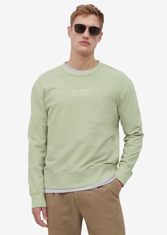 Marc O'Polo Sweatshirt in Groen: voorkant