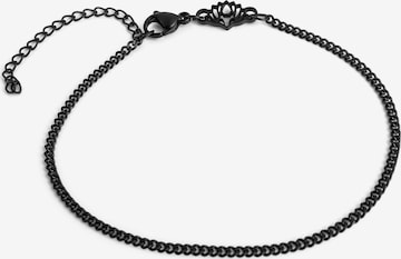 Akitsune Bracelet 'Cuban' in Black: front