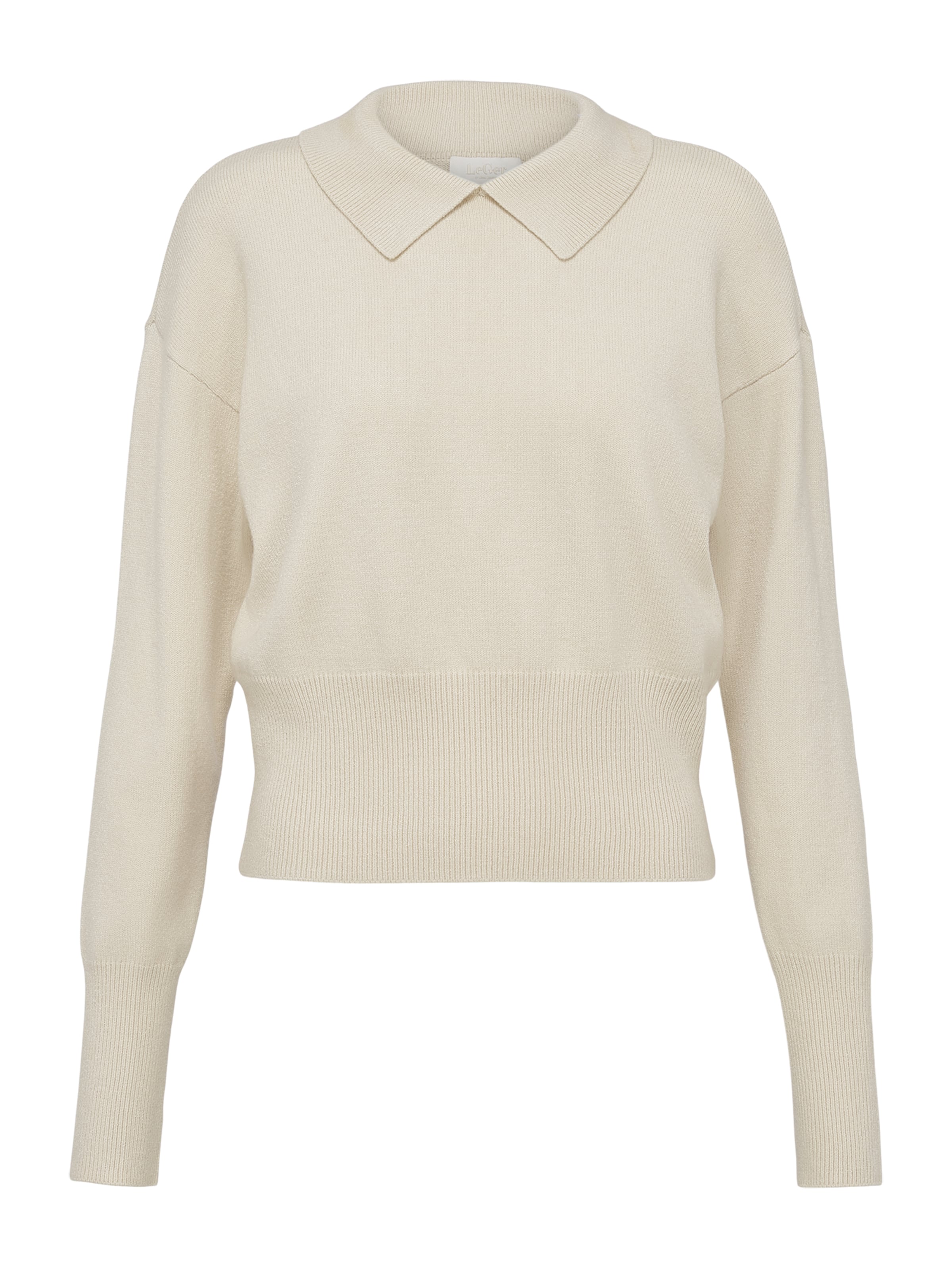 LeGer by Lena Gercke Пуловер 'Belinay' в бежово: отпред